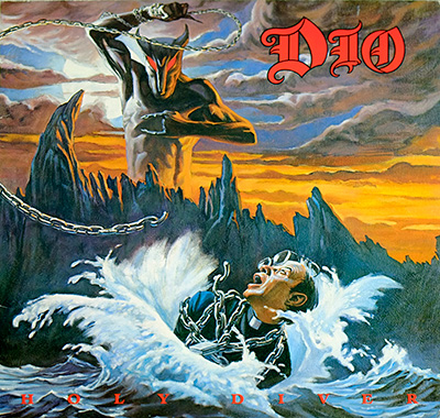 DIO - Holy Diver album front cover vinyl record
